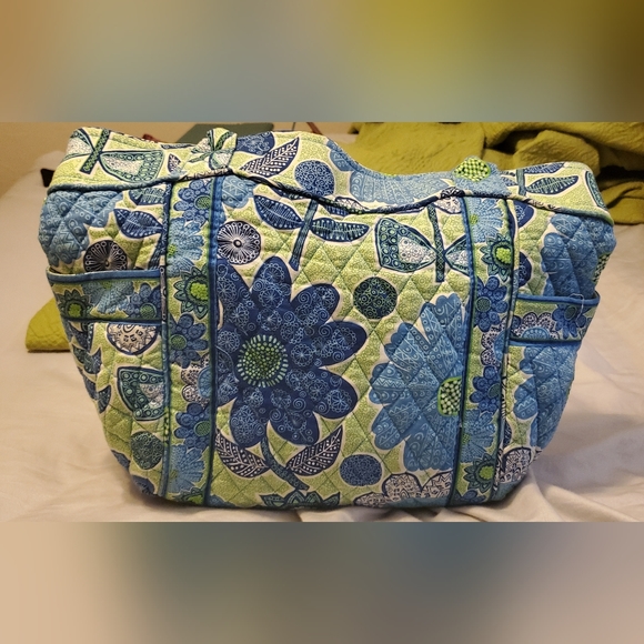 Vera Bradley Doodle Daisy Campus Tote Bag Retired Pattern Pre Owned. - Picture 3 of 12